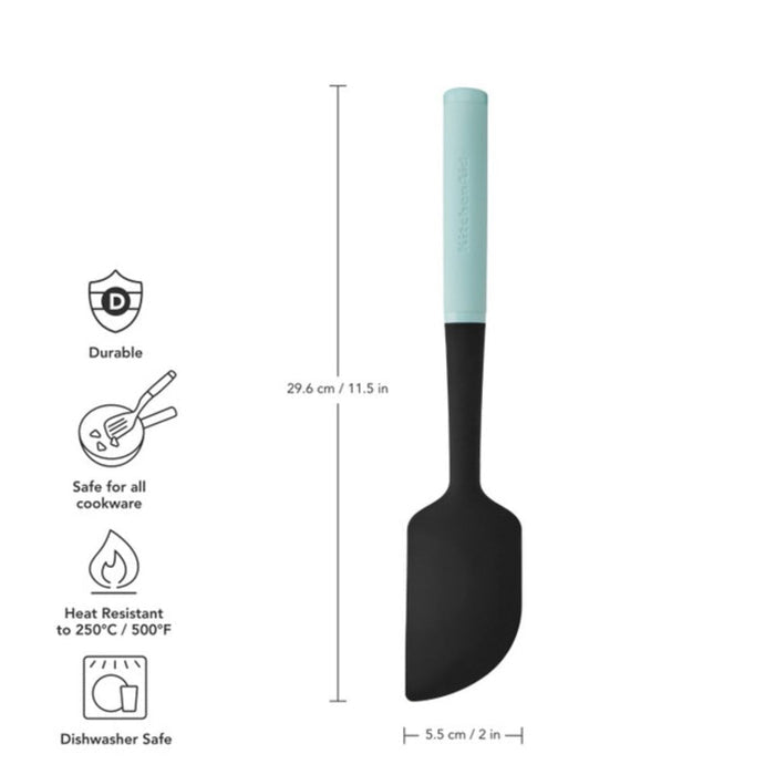 KitchenAid Soft Grip Scraper Spatula - Mineral Water