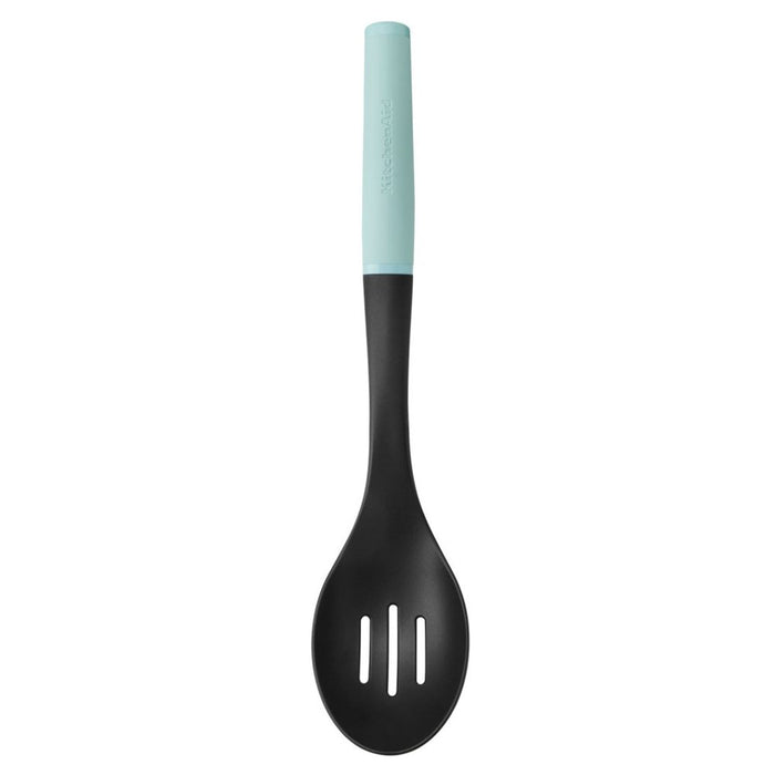 KitchenAid Soft Grip Slotted Spoon - Mineral Water