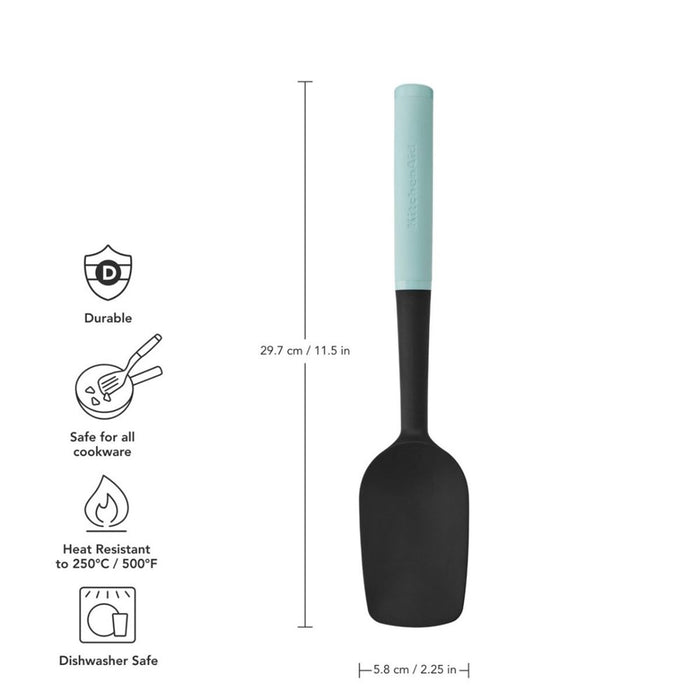 KitchenAid Soft Grip Spoon Spatula -  Mineral Water