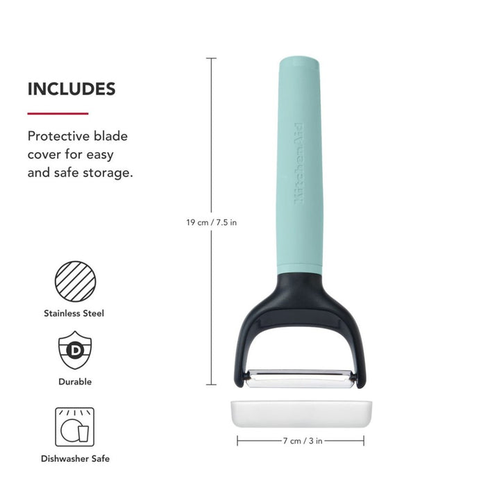 KitchenAid Soft Grip Y Peeler - Mineral Water