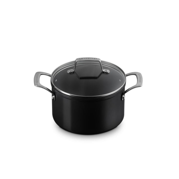 Le Creuset Essential Non-Stick Ceramic Casserole with Glass Lid - 20cm