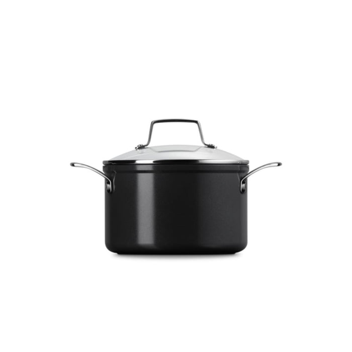 Le Creuset Essential Non-Stick Ceramic Casserole with Glass Lid - 20cm