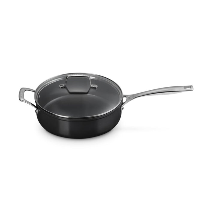 Le Creuset Essential Non-Stick Ceramic Saute Pan with Glass Lid - 26cm
