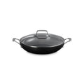 Le Creuset Essential Non-Stick Ceramic Shallow Casserole with Glass Lid - 30cm