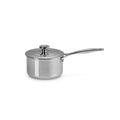 Le Creuset Signature 3 Ply Stainless Steel Saucepan with Lid - 16cm