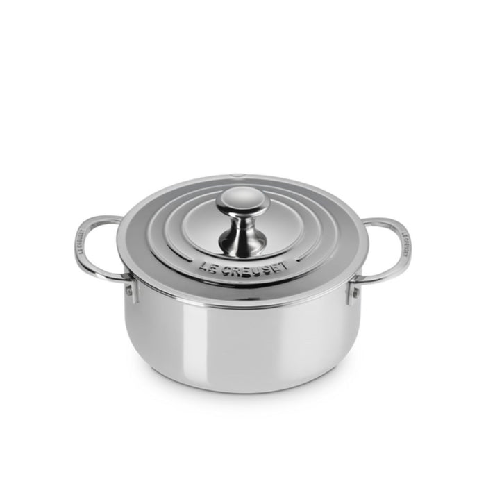 Le Creuset Signature 3 Ply Stainless Steel Shallow Casserole - 20cm