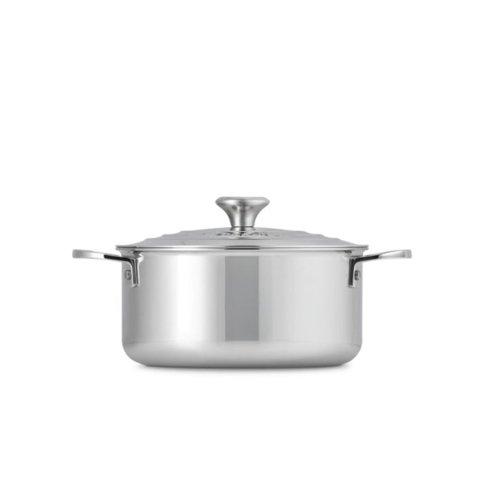Le Creuset Signature 3 Ply Stainless Steel Shallow Casserole - 20cm