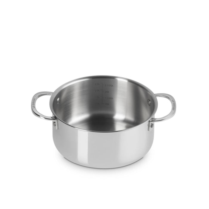 Le Creuset Signature 3 Ply Stainless Steel Shallow Casserole - 20cm