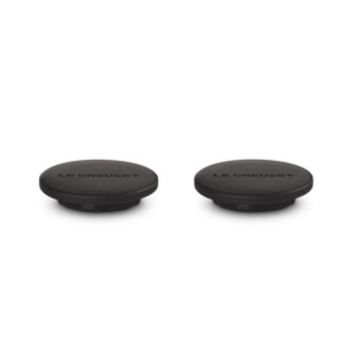 Le Creuset Silicone Mill Caps - Set of 2 - Black Onyx