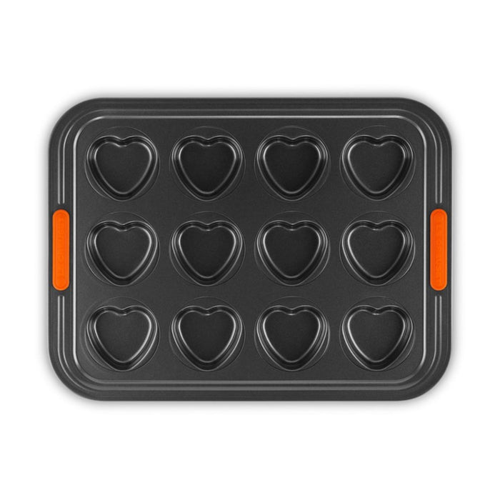 Le Creuset Toughened Non-Stick Heart Tray - 12 Cup