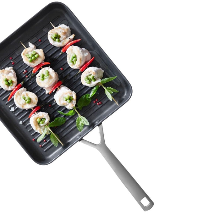 Le Creuset Toughened Non-Stick Square Grill Pan - 28cm