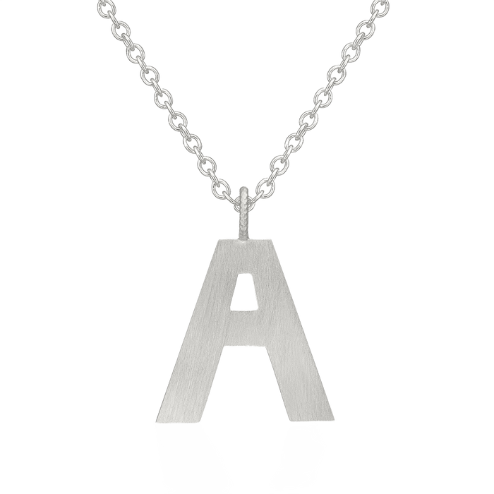 Letter A Halskæde Stor