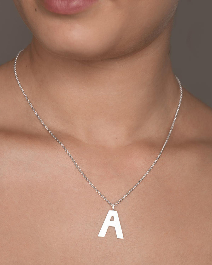Letter A Halskæde Stor