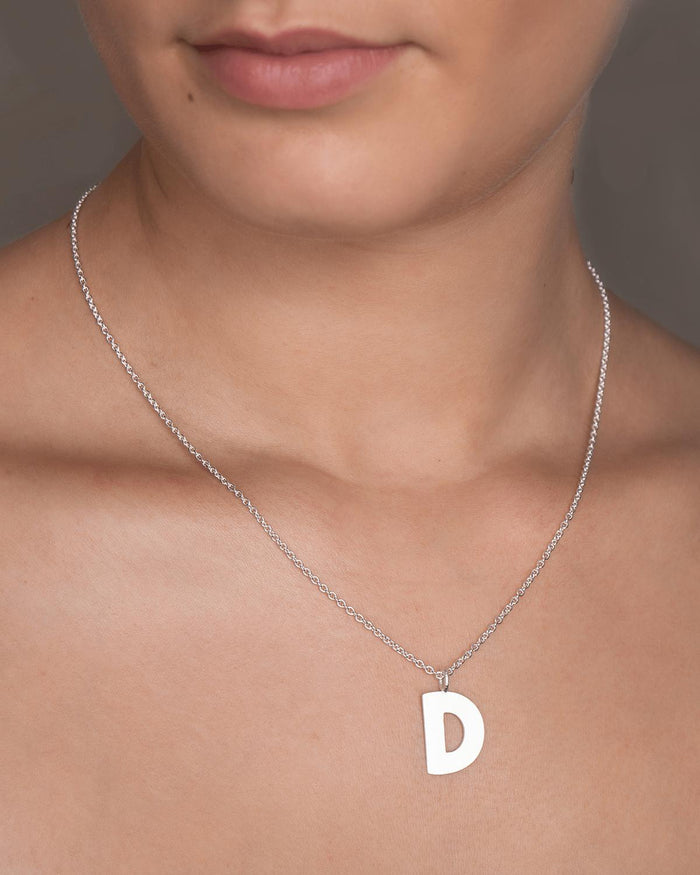 Letter D Halskæde Stor