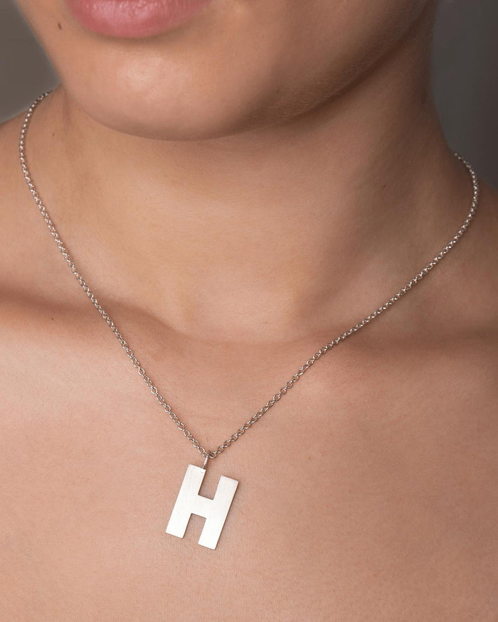 Letter H Halskæde Stor