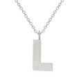 Letter L Halskæde Stor