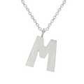 Letter M Halskæde Stor