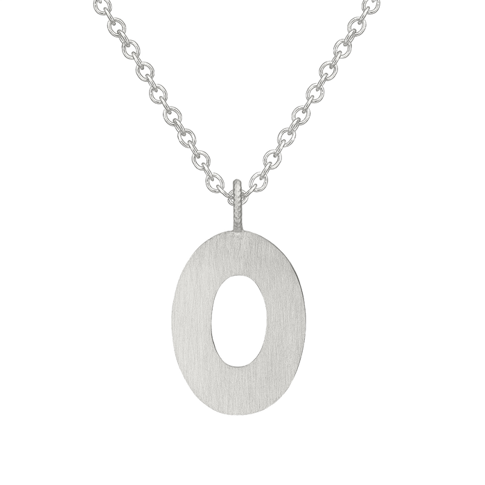 Letter O Halskæde Stor