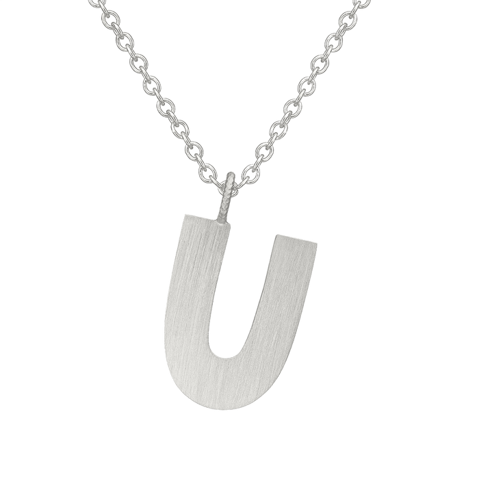 Letter U Halskæde Stor