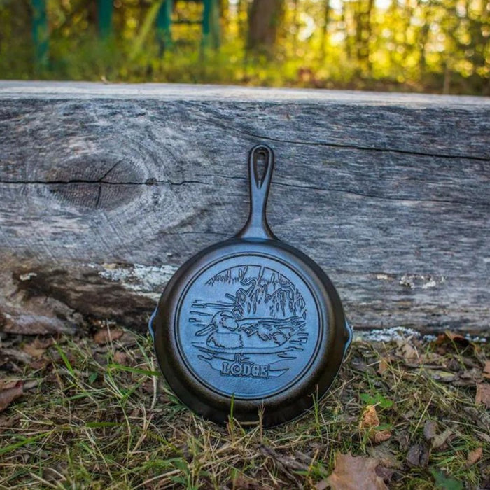 Lodge Cast Iron Wildlife Skillet Duck - 20cm x 5cm