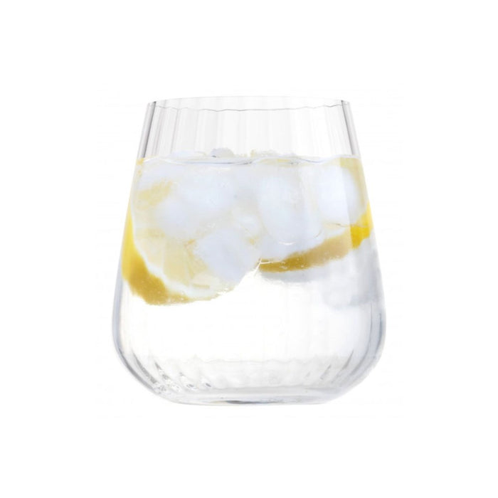 Luigi Bormioli Optica Stemless Wine Glass 450ml - Set 4