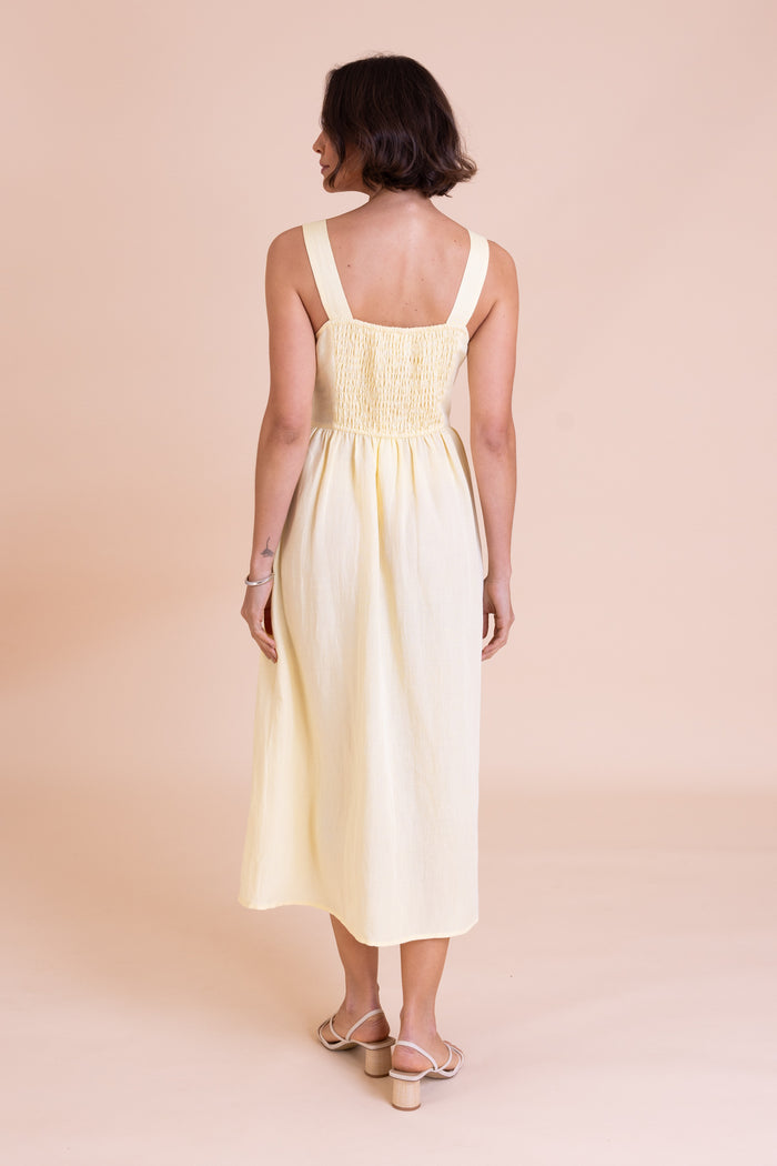 LV2268  Square Neck Summer Dress