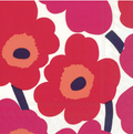 Marimekko Unikko Red Luncheon Napkin