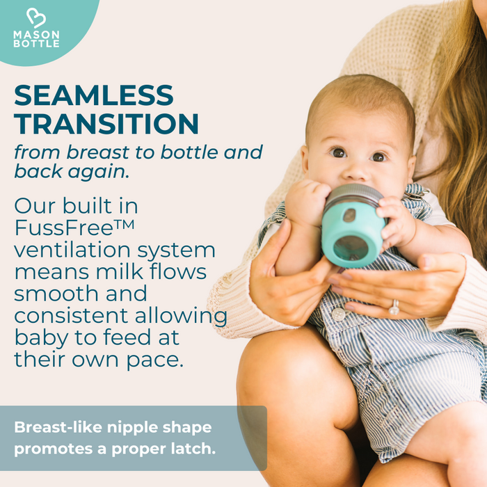 Mason Bottle Extra-Soft Infant Nipple