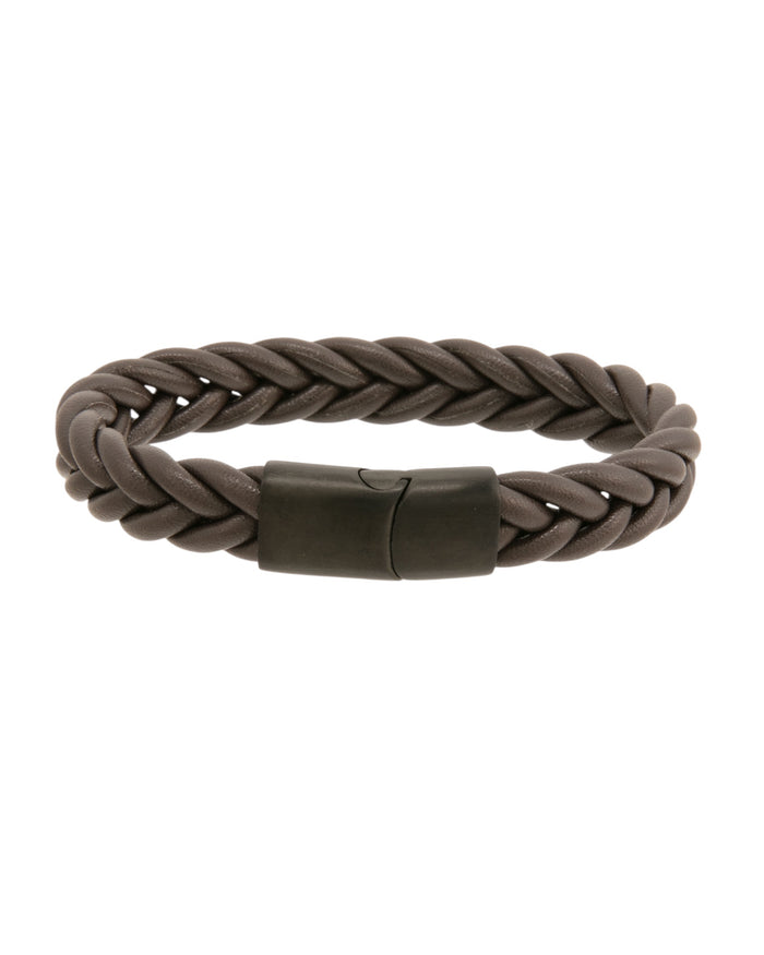Mens Bracelet Biyo Braid Brown