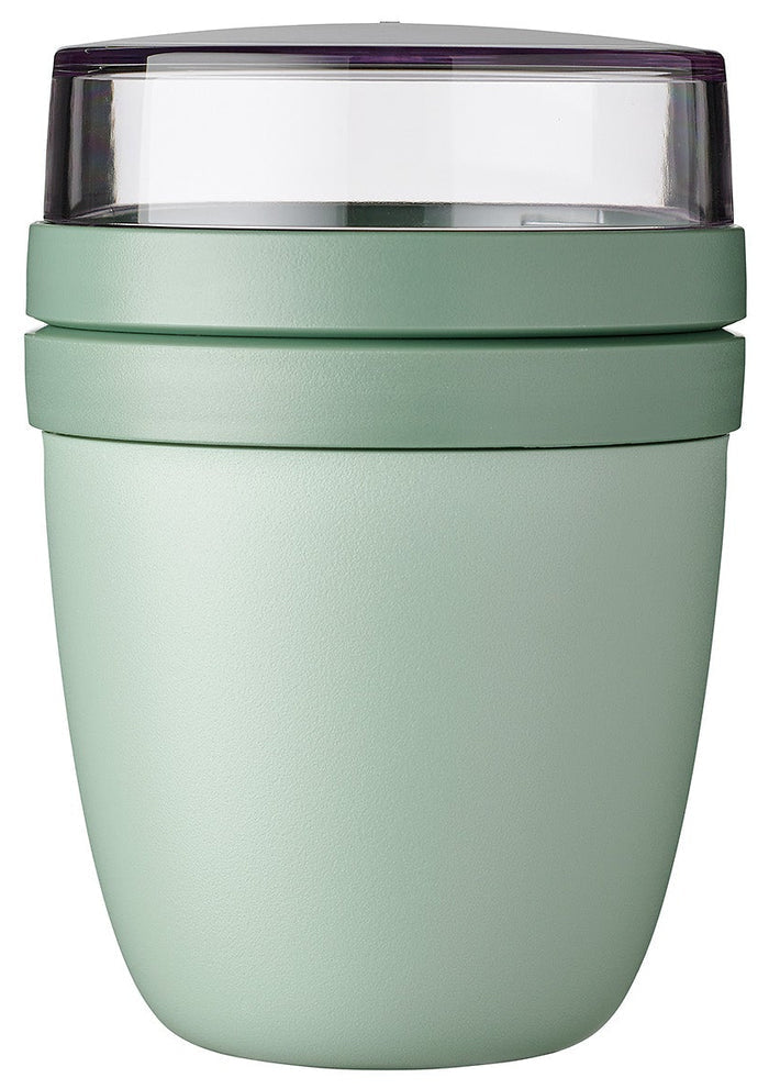 Mepal Yoghurt Beker / Muesli Beker / Lunchpot Ellipse Nordic Sage - 500 ml + 200 ml