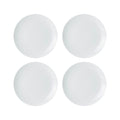 Mikasa Chalk 4-Piece Porcelain Side Plate Set - 21cm - White