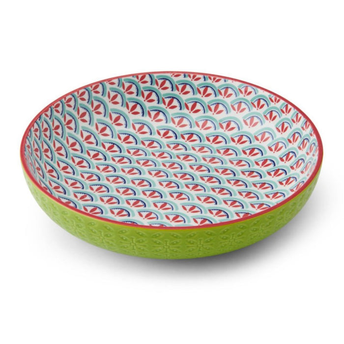 Mikasa Stoneware Bowl - 21cm - Geometric Line