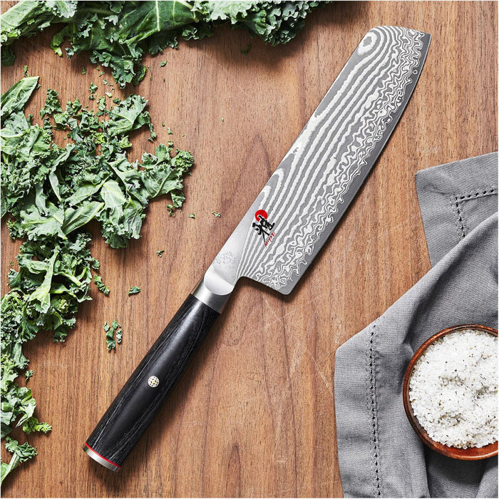 Miyabi 5000FCD Pakka Wood - 2 Piece Knife Set (Nakiri and Shotoh Utility)