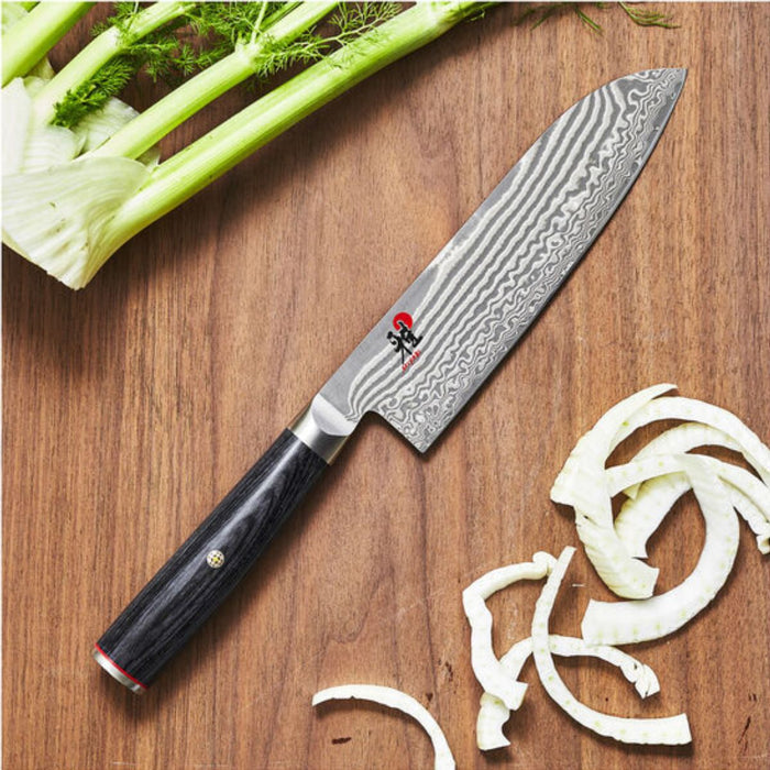 Miyabi 5000FCD Pakka Wood - 2 Piece Knife Set (Santoku and Shotoh Utility)