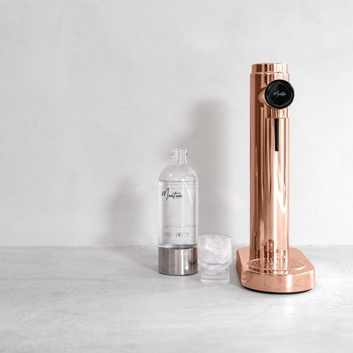 Monten Copper Soda Maker + 1 Stainless Steel Bottle