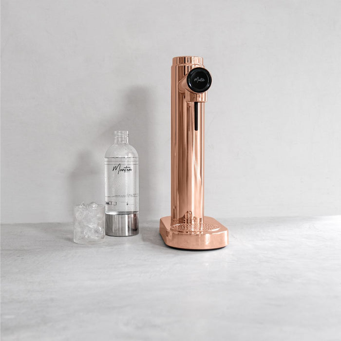 Monten Copper Soda Maker + 1 Stainless Steel Bottle