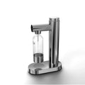 Monten Polished Steel Soda Maker + 1 Stainless Steel Bottle