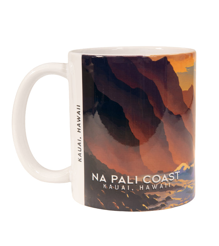 "Na Pali Coast" Travel Art Mug