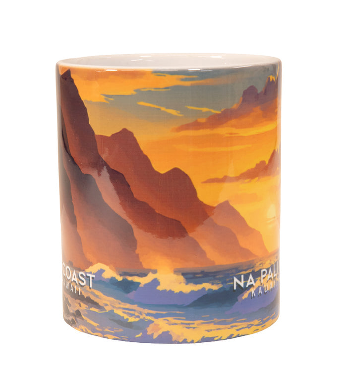 "Na Pali Coast" Travel Art Mug