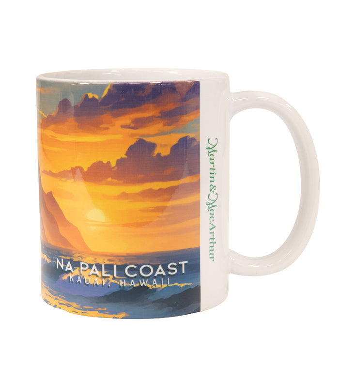 "Na Pali Coast" Travel Art Mug