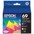 New Genuine Epson 69 Black, Cyan, Magenta and Yellow Ink Cartridges