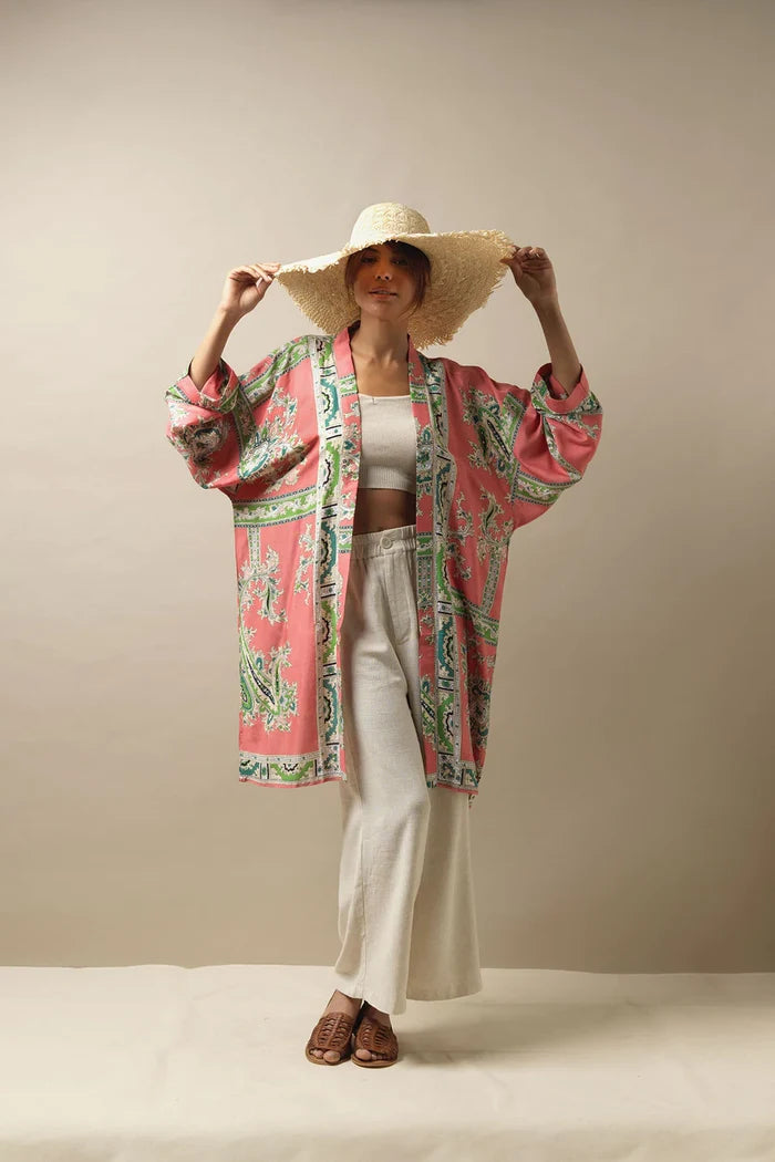 One Hundred Stars Collar Kimono