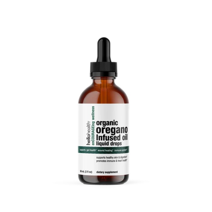 Organic Oregano Infused Oil Liquid Drops