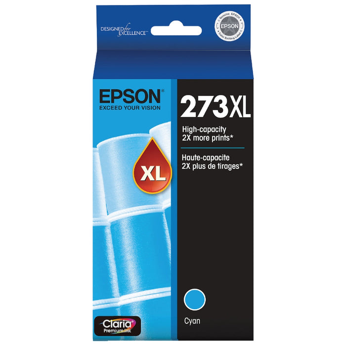 Original Epson 273Xl Cyan Ink Cartridge