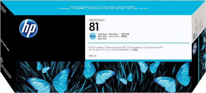 Original HP 81 Light Cyan (C4934A) Ink cartridge