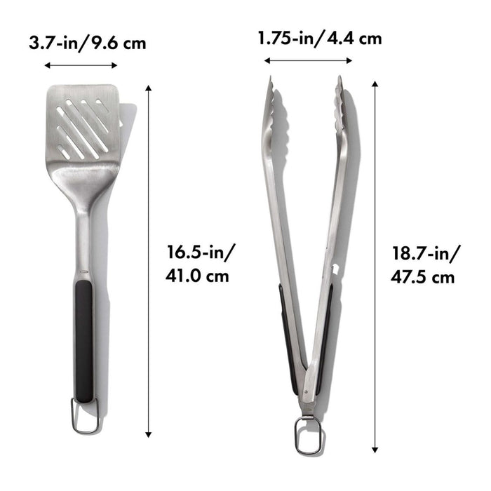 OXO Good Grips Barbecue Grilling Tongs and Turner Set
