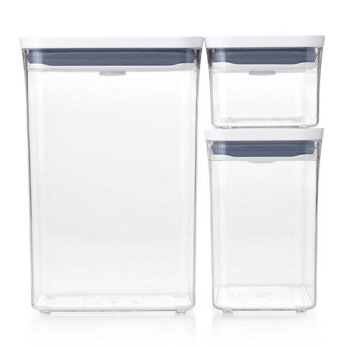Oxo Good Grips Pop 2.0 Rectangle Set with Scoop - 3 Piece