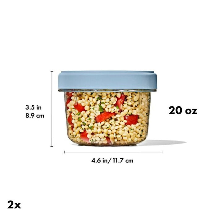 OXO Good Grips Twist & Stack Container - 2 pack - 592ml