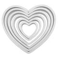 PME  Classic Shapes Cutters - Hearts - Set of 6
