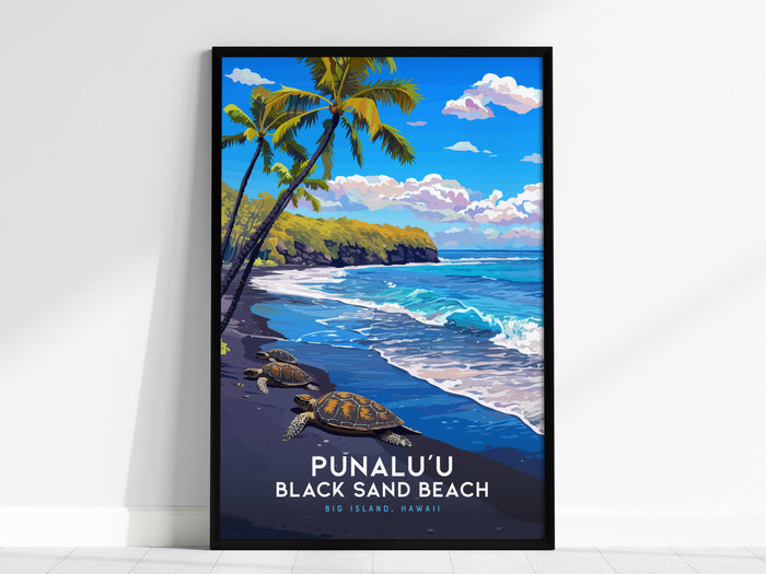 Punalu'u Beach, Big Island Hawaii
